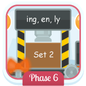 Play 'Suffix Factory (Set 2) (Phonics Phase 6)'